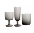 Ins Nordic Retro Smoky Gray Matte Surface Frosted Glass Cup