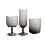 Ins Nordic Retro Smoky Gray Matte Surface Frosted Glass Cup