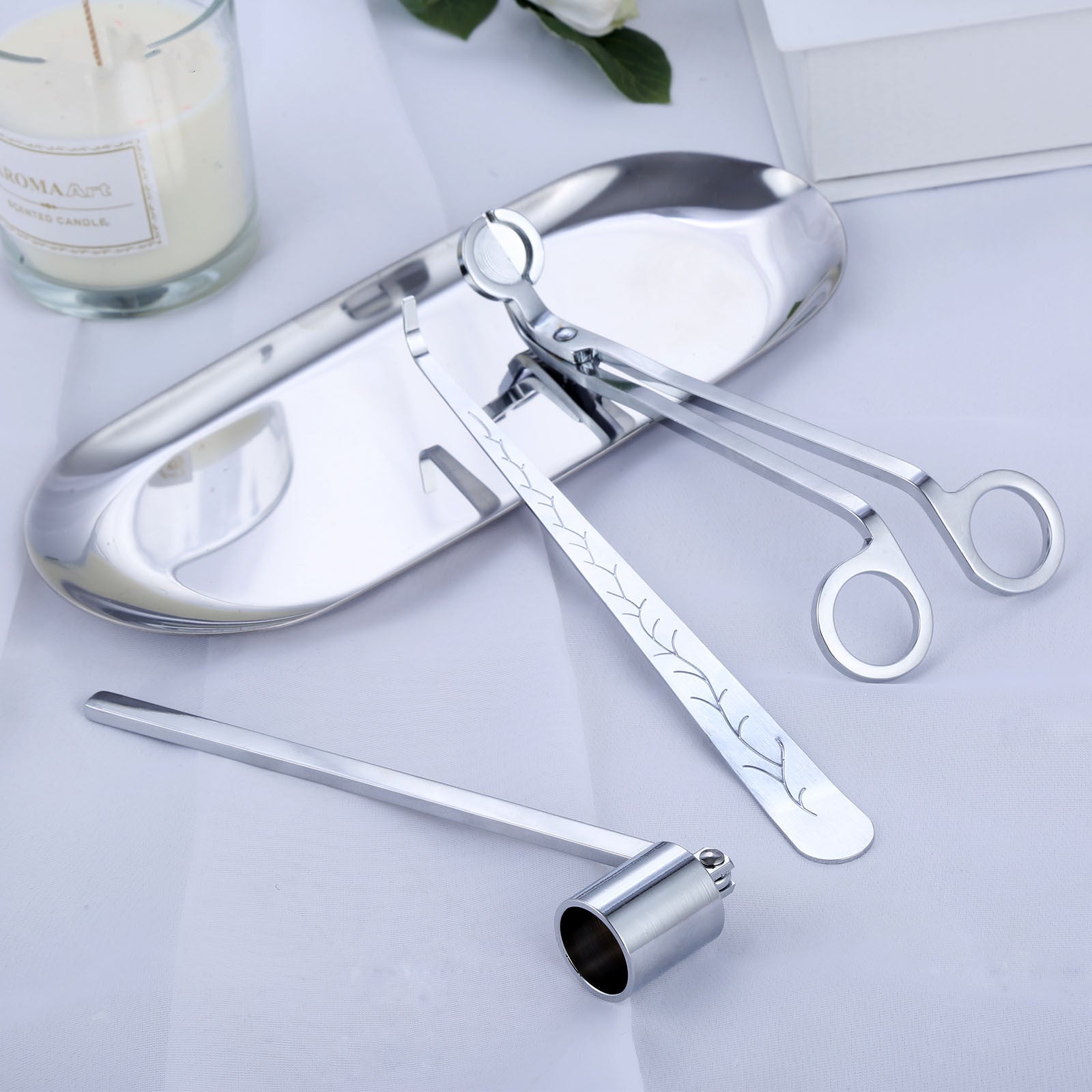Candle Care Tool Set - 4-Piece Accessory Kit