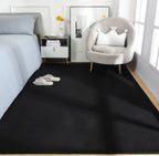 Solid  Black Rug