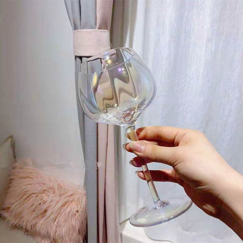 Streamer Rainbow Champagne Glass Crystal Glass Sparkling Wine Glass Sweet Wine Glass Sparkling Wine Glass Goblet