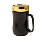 Simple Glaze Glossy Color Ceramic Mirror Mug Creative Home Couple Water Cup