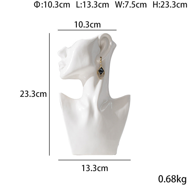 Fashion Artistic Ceramic Vase - Eardrop Design