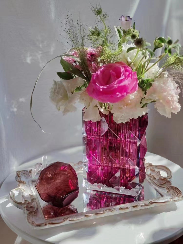 Nordic Light Luxury Crystal Vase - Bakala Home Decor