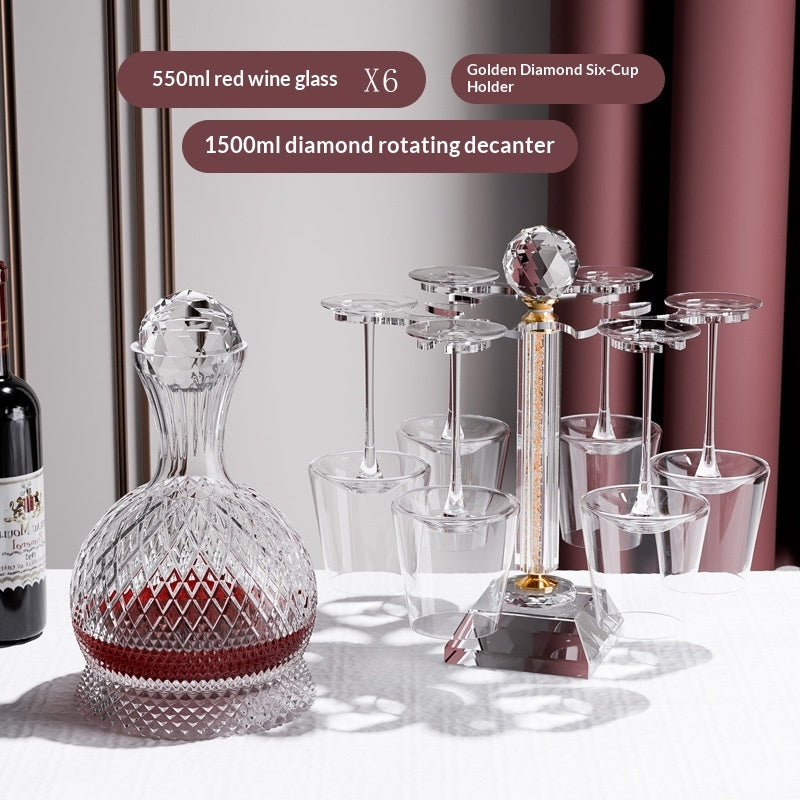 Premium Crystal Glass Red Wine Glass And Decanter Set