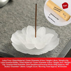Chinese-Style Lusterware Incense Holder - Sandalwood Decor