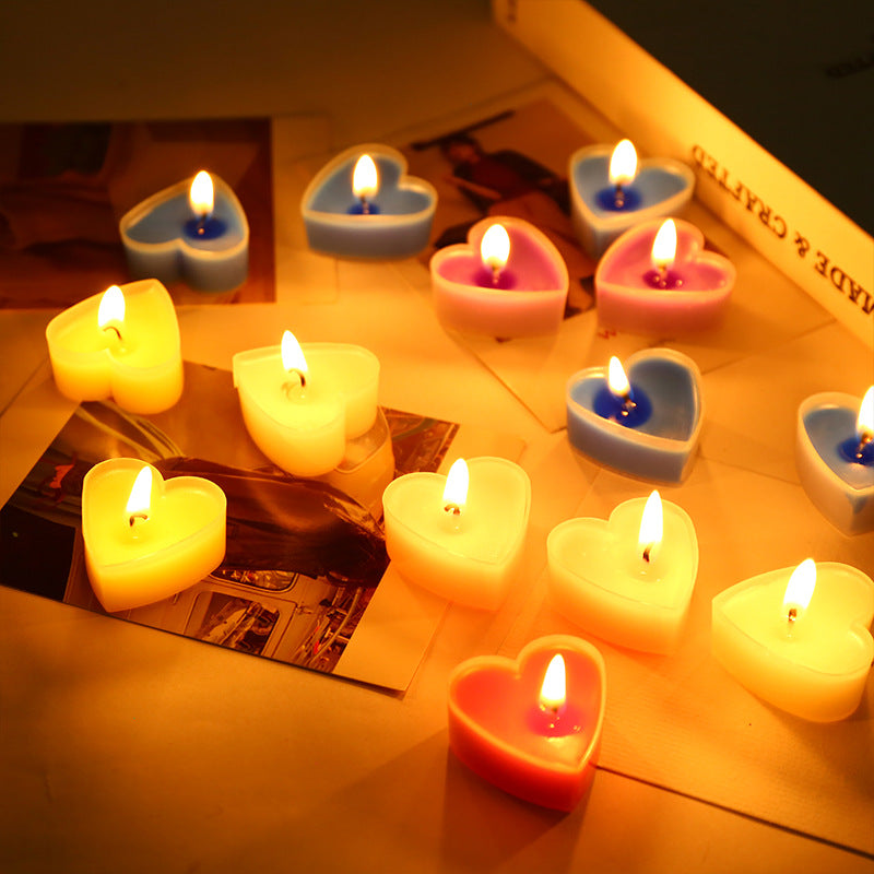 Heart-Shaped Aromatherapy Tealights - Romantic Gift