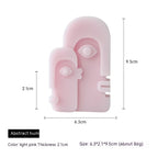 Abstract Face Aromatherapy Candle - Artistic Decor