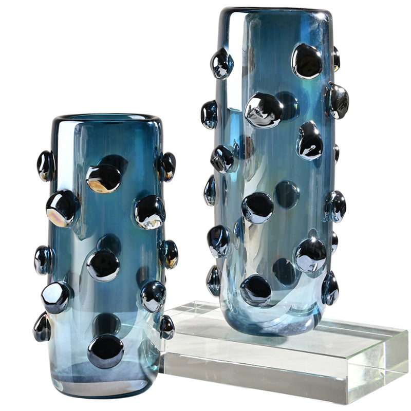 Modern Nordic Colorful Vase - Cylindrical Spiky Flower