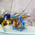 Sales Are Prohibited On The TEMU And SHEIN -MUSIC PARK 3d Wooden Puzzle Hand Colorful Butterfly Music Box You Are My Sunshine Handmade Assembly Model Kit Holidays Brthdays Christmas Gifts