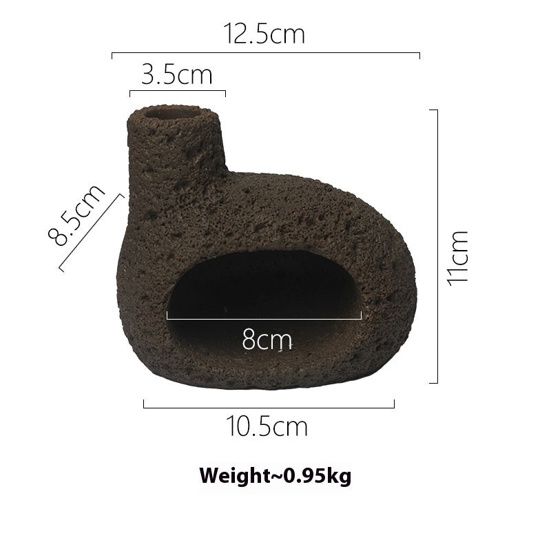 Cement Multi-Function Incense Tray - Retro Industrial Decor