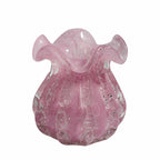 Glass Bag Flower Vase - Unique Shape