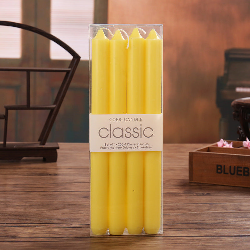Classic Taper Candles 4-Pack for Home