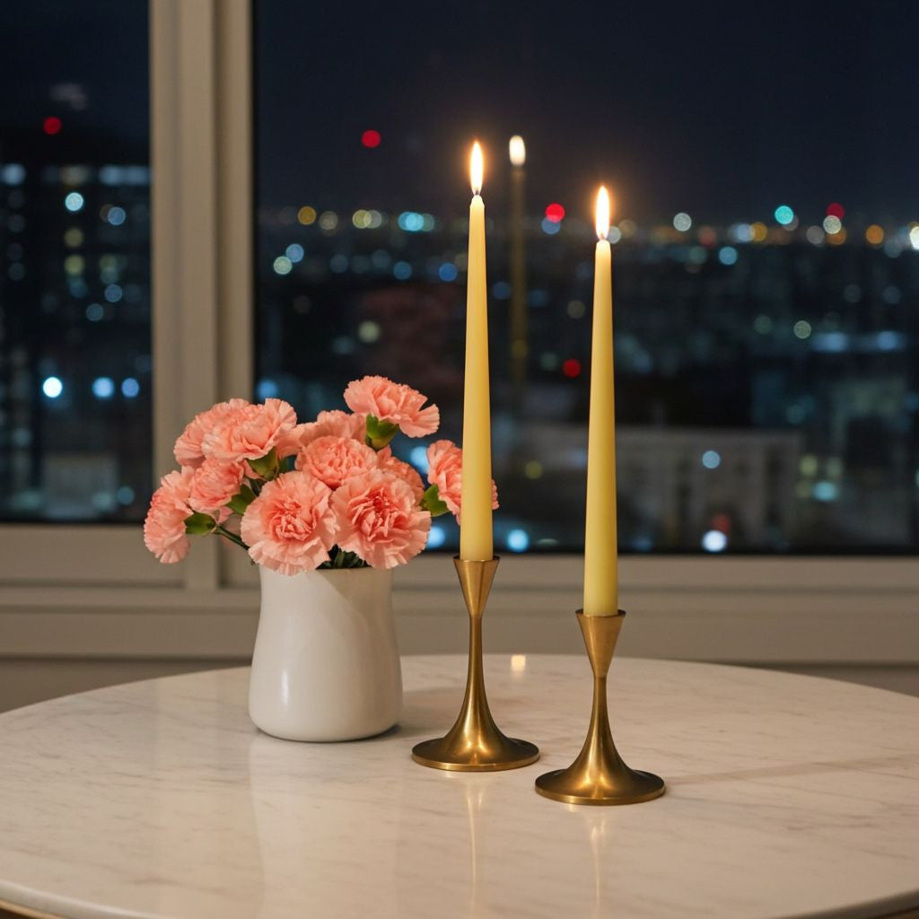 Coloured Beeswax Taper Candle | Singles-4